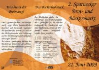 Booklet zum Brotmarkt